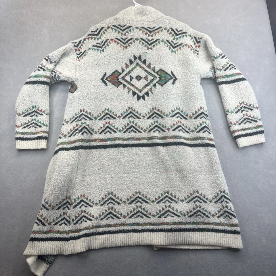 MM by My Michelle XL Suroeste Difuso Cárdigan Suéter Vaquera Occidental Acogedor Azteca Foto 2 de 4