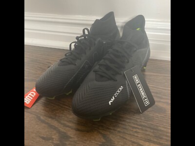 Nike Zoom Mercurial Superfly 9 Pro FG Black Soccer Cleat, Size 7.5 men s 