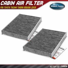 2pcs Cabin Air Filter for Toyota Tacoma Tundra Sequoia Lexus GX550 LS500 LS500h