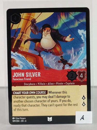 John Silver - Azurite Sea - 109/204 - Lorcana TCG - Lámina - Poco común - Imagen 2 de 6