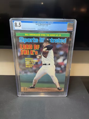 CGC 8.5 Newsstand Edition Sports Illustrated-1st Roger Clemens-May 12 1986