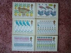 PHQ Stamp card set No 26 The 12 Days of Christmas. 1977, 6 card set.