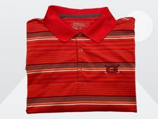 Nike Golf Tour Performance Dri-Fit Men's Multi-Colored Striped Polo Shirt XL