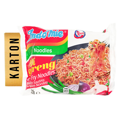 Indomie Instantnudeln Mi Goreng Nudel 40x80g Instant Nudeln Bratnudeln Mie Nudel