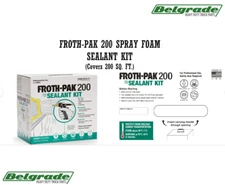 Froth-Pak Sealant 200 Spray Foam Sealant Kit, 200 sq ft w/ 9 ft hose