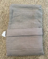 Restoration Hardware Textured Chevron Pillow Sham 10148549 $215 Fog Euro Size