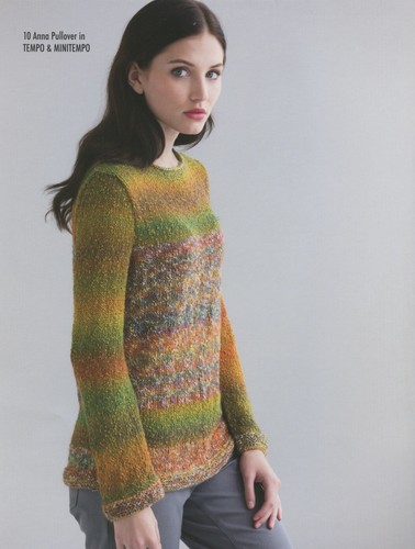 Filatura di Crosa Knitting Pattern Book Prima Donna Spring Summer 2015 12 Design - Picture 10 of 12