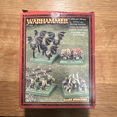 Warhammer Fantasy - Swarms / Schwärme - Spiders Rats Bats Snotlings - OOP NEU