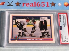 1991 Bowman #176 WAYNE GRETZKY Perfect PSA 10 Gem Mint Low Pop Kings HOF Oilers