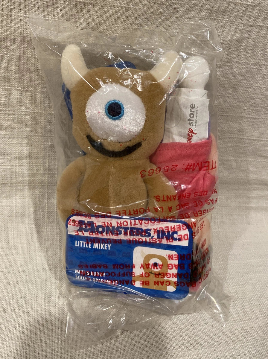 RARE Disney Store Monsters Inc 5.5 Boo Vinyl Plush Doll Little