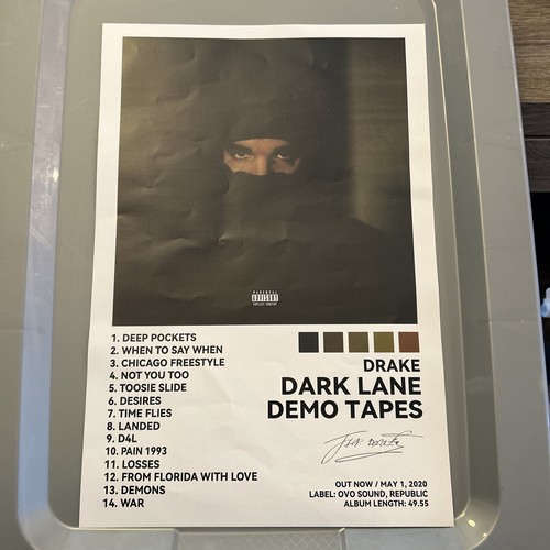 Drake Signed (Not Real Sig) Limited Posters Cover Poster Prints 11 1/2 X 17 (8) - Picture 5 of 8