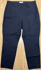 NWT Everlane The Side Zip Cotton Stretch Work Pant Curvy Fit, Black, 14 Regular