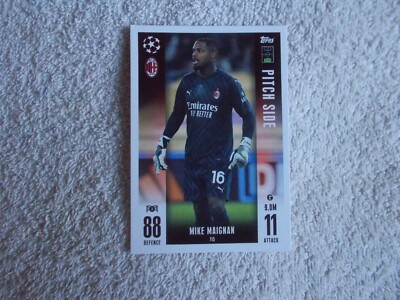 Match Attax Extra 2024 Fußball ''MIKE MAIGNAN'' #115 AC Milan Trading Card PS