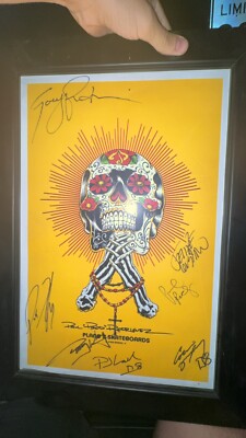 Plan B Team Signed 2010 Day Of The Dead W Frame