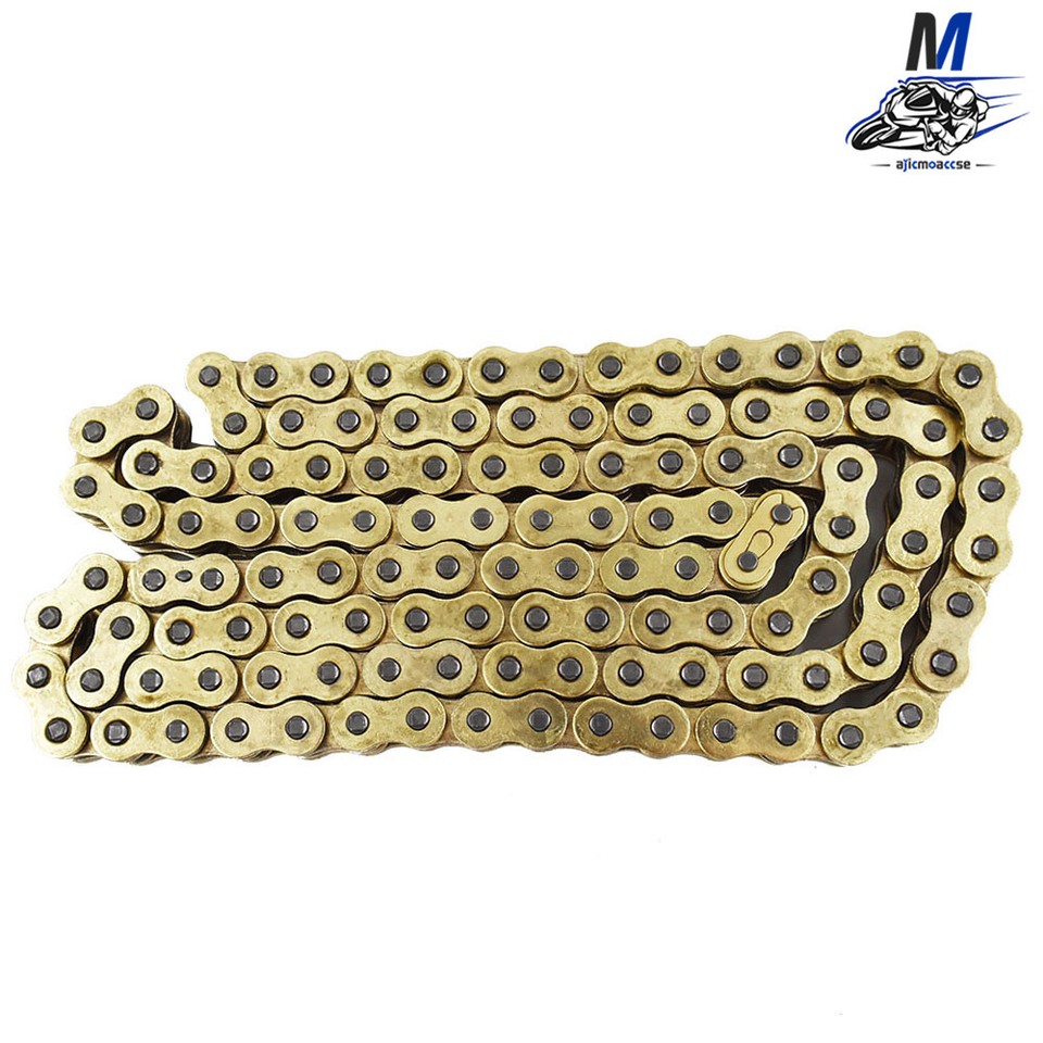 ALL-CARB GOLD 520 Drive Chain 120 Links With O-Ring Masterlink For Dirt Bike 520x120 New