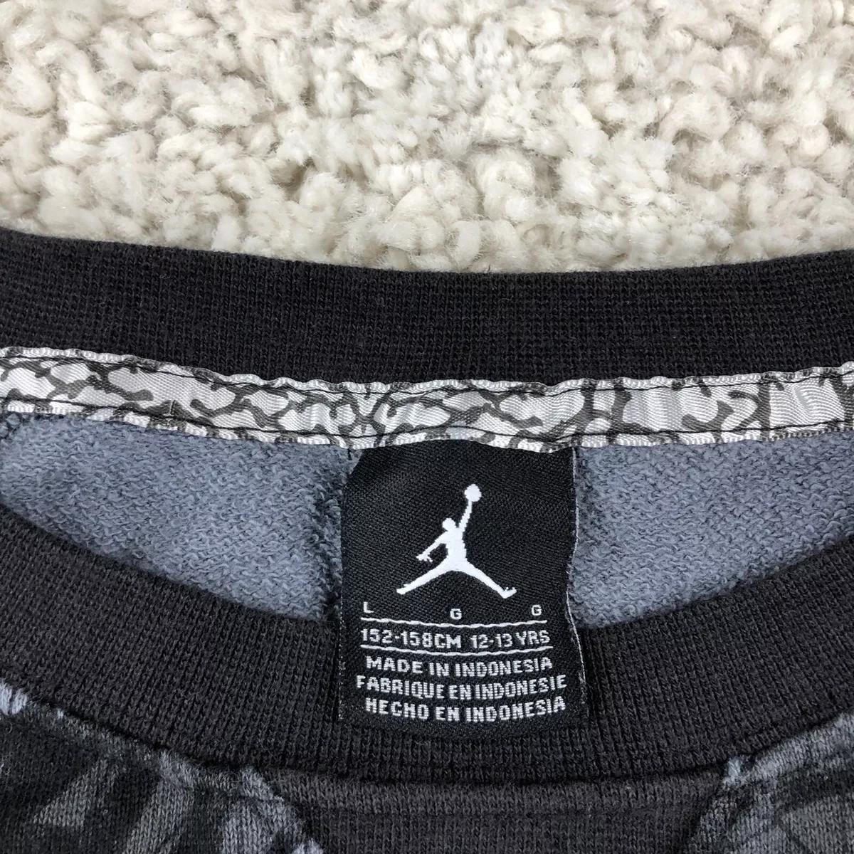 jordan elephant camo sweatshirt