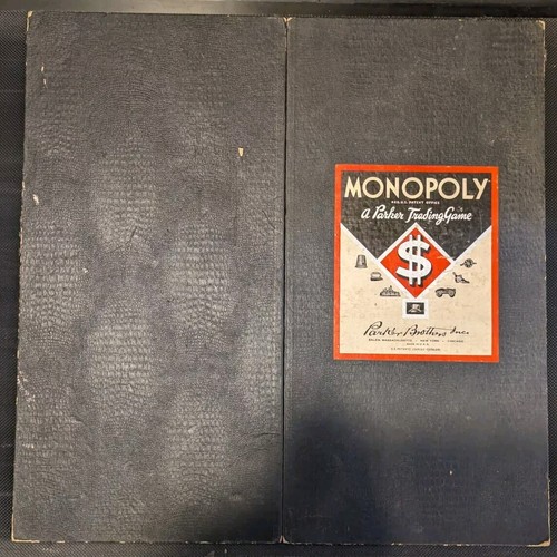 Original 1935 Parker Brothers Monopoly Game Fully Complete W/ Board Very Rare!! - Imagen 7 de 22