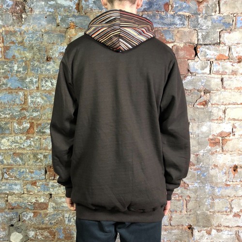 Lakai Striped Swizzle Hoodie Hooded Sweatshirt - Brown - Brand new in size S,M,L - Picture 3 of 4