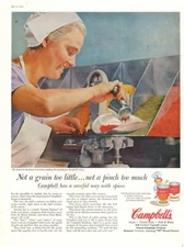 Vintage advertising print CAMPBELL'S  Soup Not a Grain too little  measure 1956