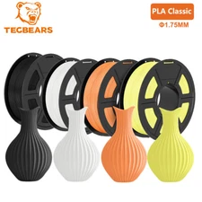 TECBEARS 4kg High Speed PLA Classic 3D Printer Filament 600mm/s 1.75mm Neatly