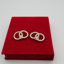 Vintage Rhinestones Shoes Clips Color Silver