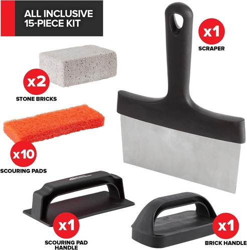 Griddle Cleaning Kit for Blackstone, Flat Top Grill Cleaning Kit with Grill Ston - Picture 3 of 7