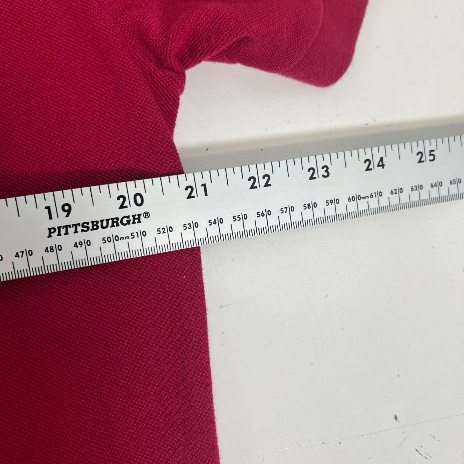 Lacoste Sport Polo Shirt Red Size 7 Mens Casual Short Sleeve Big Alligator Class thumbnail 6