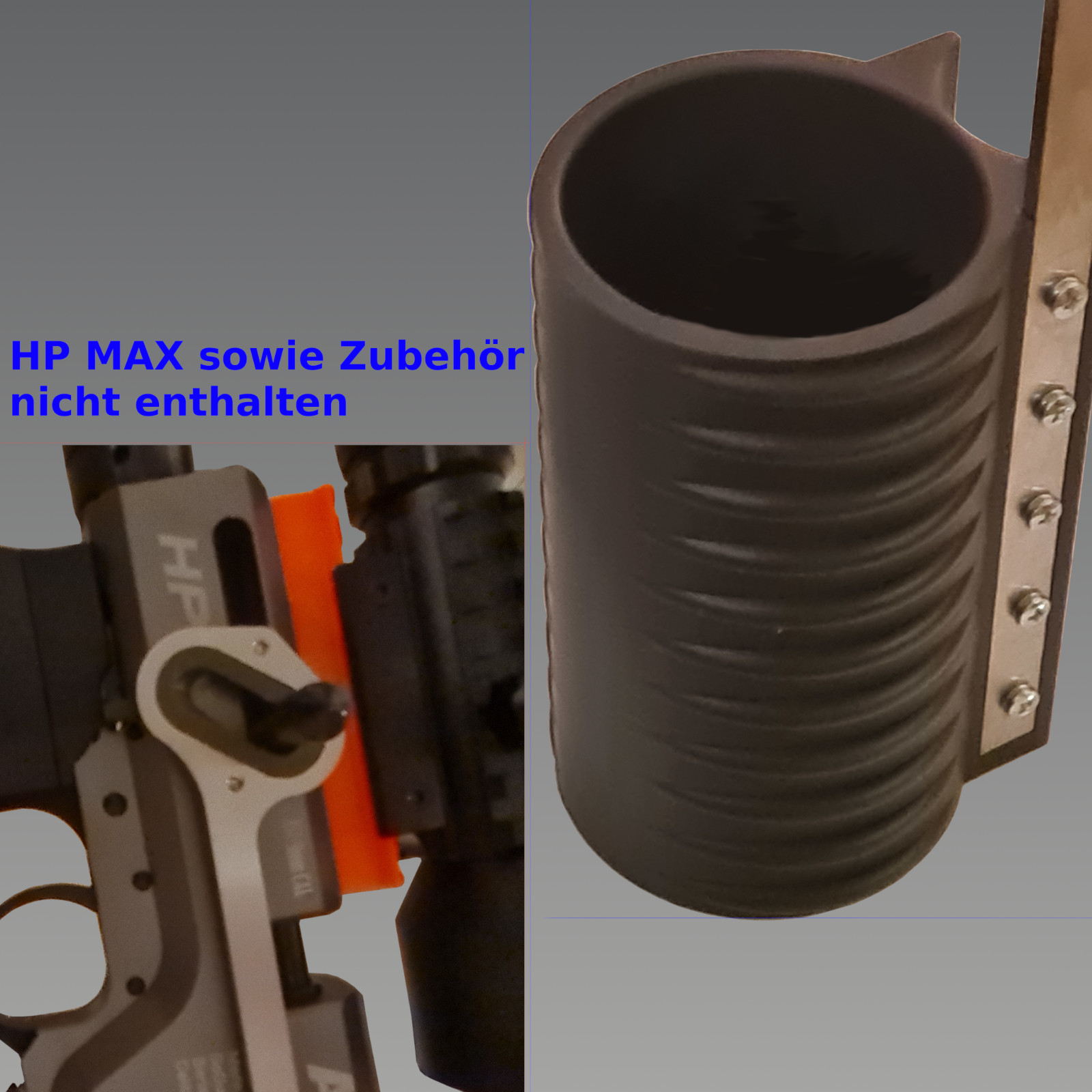 Nachrüstset Pump-Action für AEA HP MAX MK1 und MK2 Nylon/PETG/Edelstahl HPM-PA7