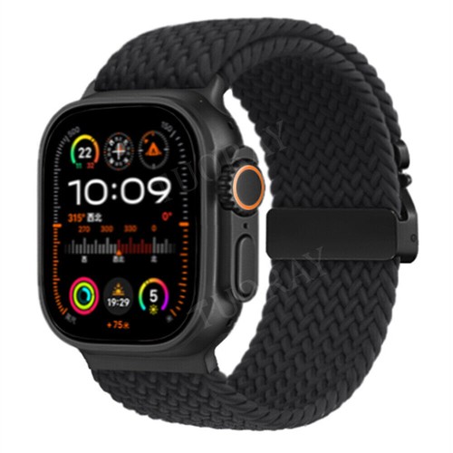 Geflochtenes Nylon Armband Armband für Apple Watch Series 10 9 8 7 6 SE Ultra 2 49mm - Bild 9 von 40