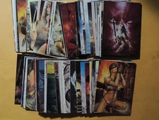 HEAVY METAL THE ART OF ROWENA ROYO CORBEN +++ SET OF 90 NON-SPORT TRADING CARDS