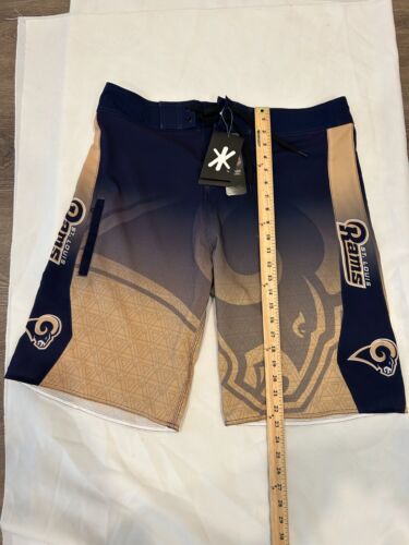 KLEW NFL Herren St. Louis Rams Gradient Boardshorts Gr. 36