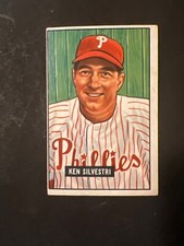 1951 Bowman #256 Ken Silvestri