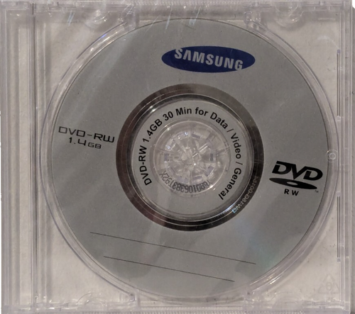 Samsung Mini DVD-RW 8 cm vidéo CAMÉSCOPE HANDY CAM DISC - NEUF et SCELLÉ