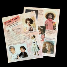 Vintage 2002 New York City Toy Fair Dolls History Article 6 Pages with Photos