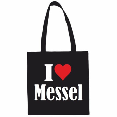 Tasche Beutel Baumwolltasche I Love Messel Geburtstag Geschenk Valentinstag Oste