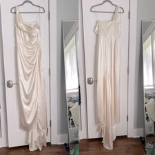 Reformation Eisa Silk Wedding Dress Ivory White Bridal NEW with tags