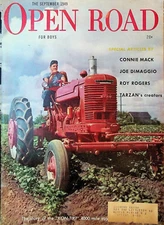 Open Road September 1949 Connie Mack Tarzan Joe DiMaggio Roy Rogers Kon-TIki
