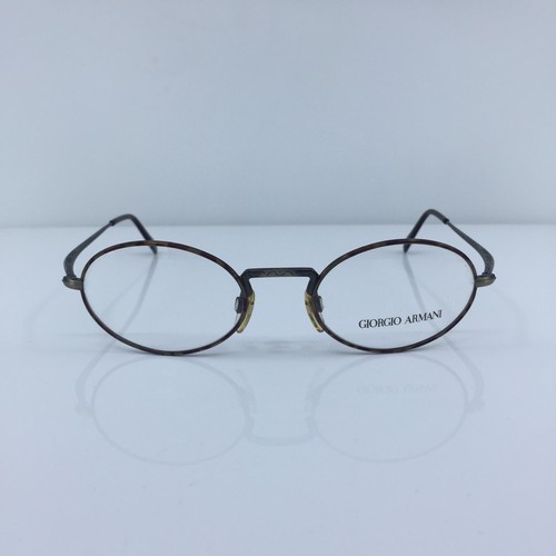 New Vintage Giorgio Armani 242 Eyeglasses C. 1008 Satin Tortoise 50-20mm Italy - Picture 3 of 12