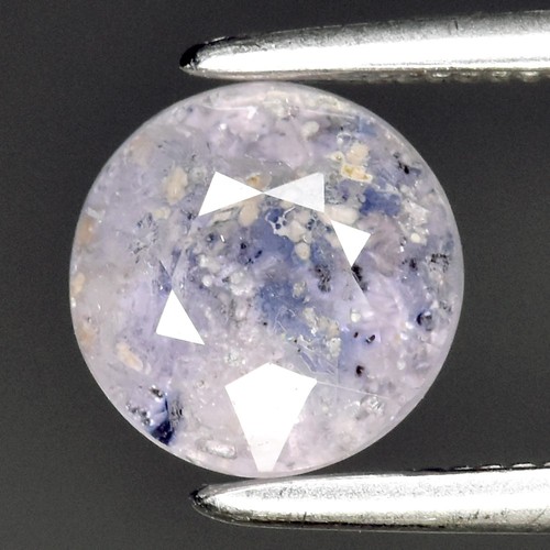 π 1.60ct 6.5mm Round Natural Blue Purple Sapphire - Heated, Tanga Gemstone