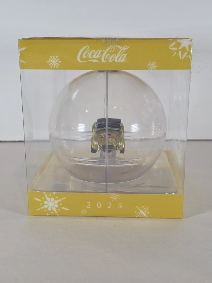 2025 M2 Machines Christmas Ornament Coca Cola 1965 Ford Shelby Cobra - Image 2 of 4