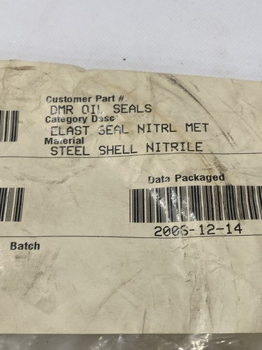 Lot OF 2 DMR 120mm Metric Rubberized Double Lip Nitrile Oil Seal 12016012-DL - Picture 2 of 5
