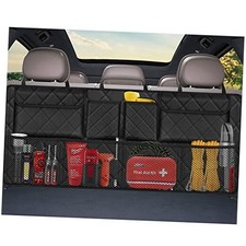 Car Trunk Organizer, Large Capacity Backseat Trunk Organizer 42 18 In black