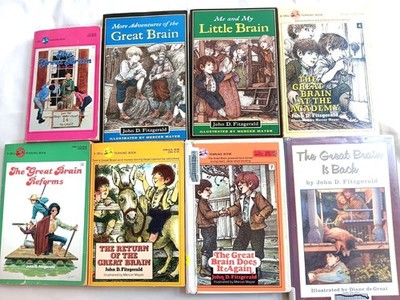 John D. Fitzgerald--Complete Set Lot of 8 GREAT BRAIN Books #1-8 Mercer Mayer