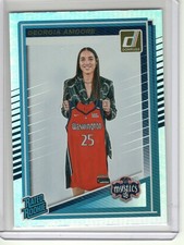 GEORGIA AMOORE 2025 Donruss WNBA Rated Rookie Holo RC #96 MYSTICS