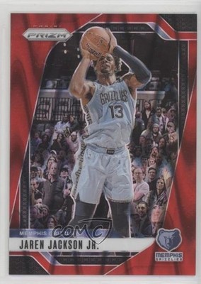 2024-25 Panini Prizm Red Seismic Prizm 232/299 Jaren Jackson Jr #140 0c3