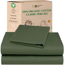 California Design Den Twin XL Sheets Cotton Set - Soft 100 Organic Cotton Sh...