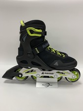 Rollerblade 2025 Macroblade 80 Mens Inline Skates - Black/Lime, UK 8 (Ex-Sample)