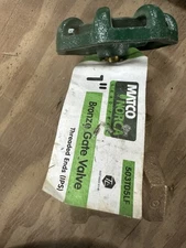 Matco Norca 1" Threaded Ends IPS Gate Valve Lead Free 514T05LF Brass 200 WOG