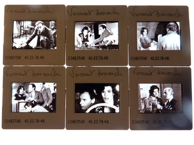 francois truffaut VIVEMENT DOMAIN fanny ardant trintignant slides slides