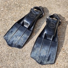 HOG Highly Optimized Gear Scuba Diving Rocket Fins with Spring Heel Strap M/L